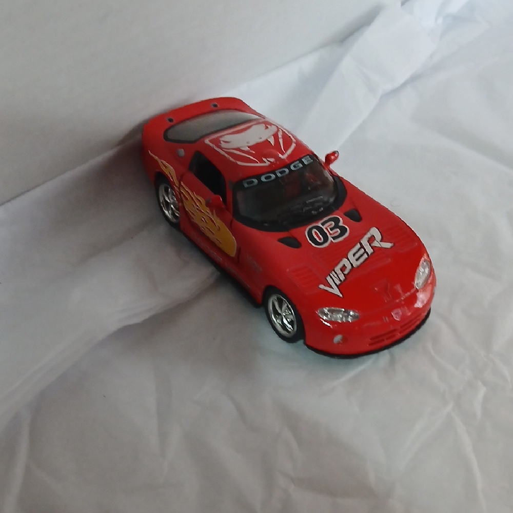 Dodge Viper Vintage Red Toy Car